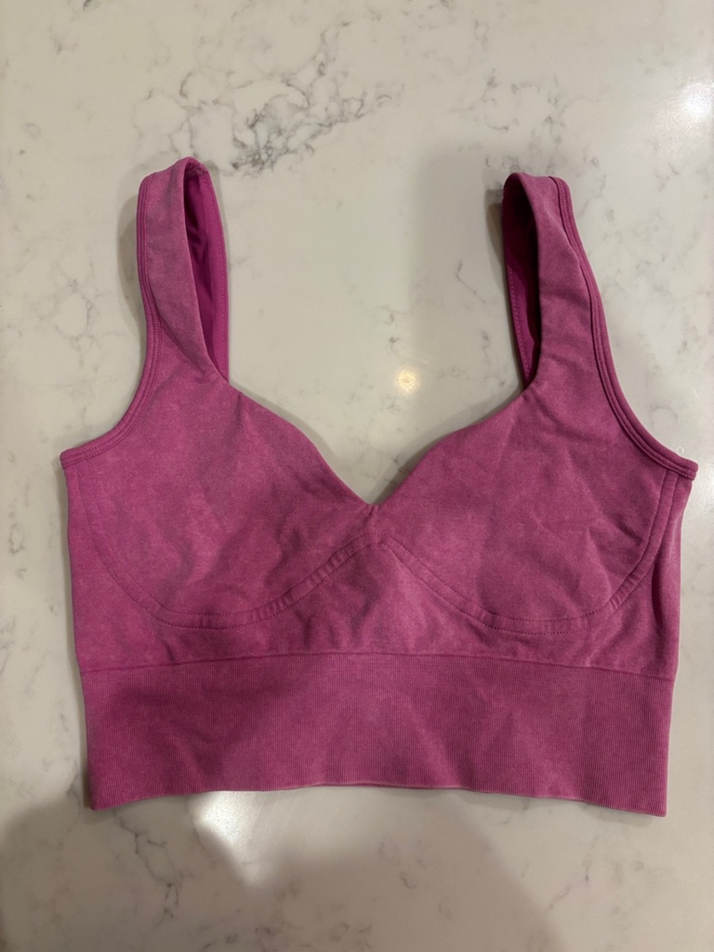 FP Movement by Free People Raspberry Seamless Bralette - Size M/L